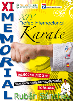 Cartel Trofeo Kárate