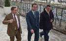 Eugenio Sánchez, José Pablo González y Juan José Morales