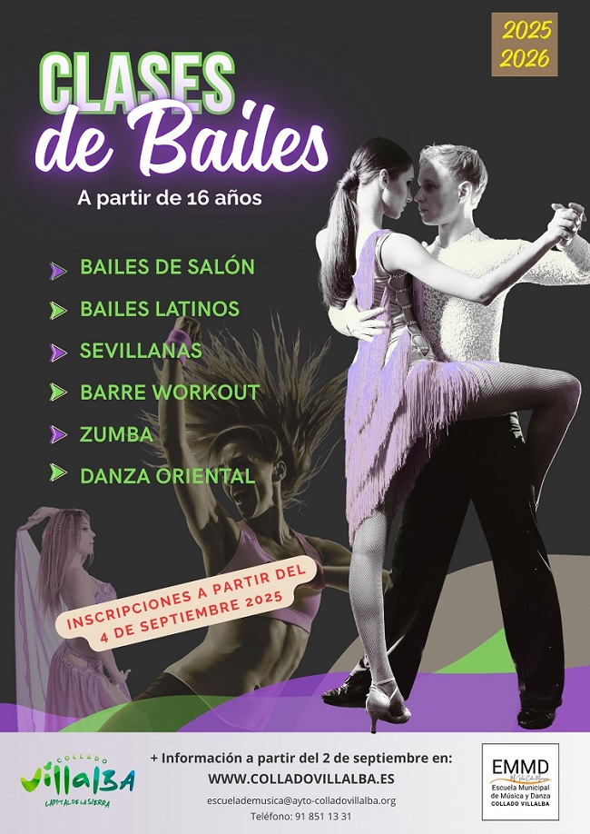 Bailes de adultos 2025-2026 - Ayuntamiento de Collado Villalba ...