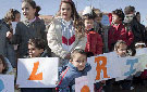 Los niños, protagonistas del acto