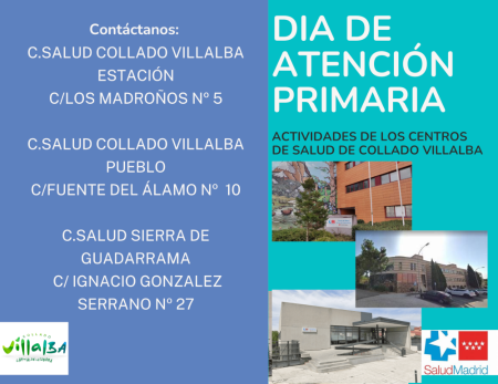 Punto informativo en el Día de la Atención Primaria