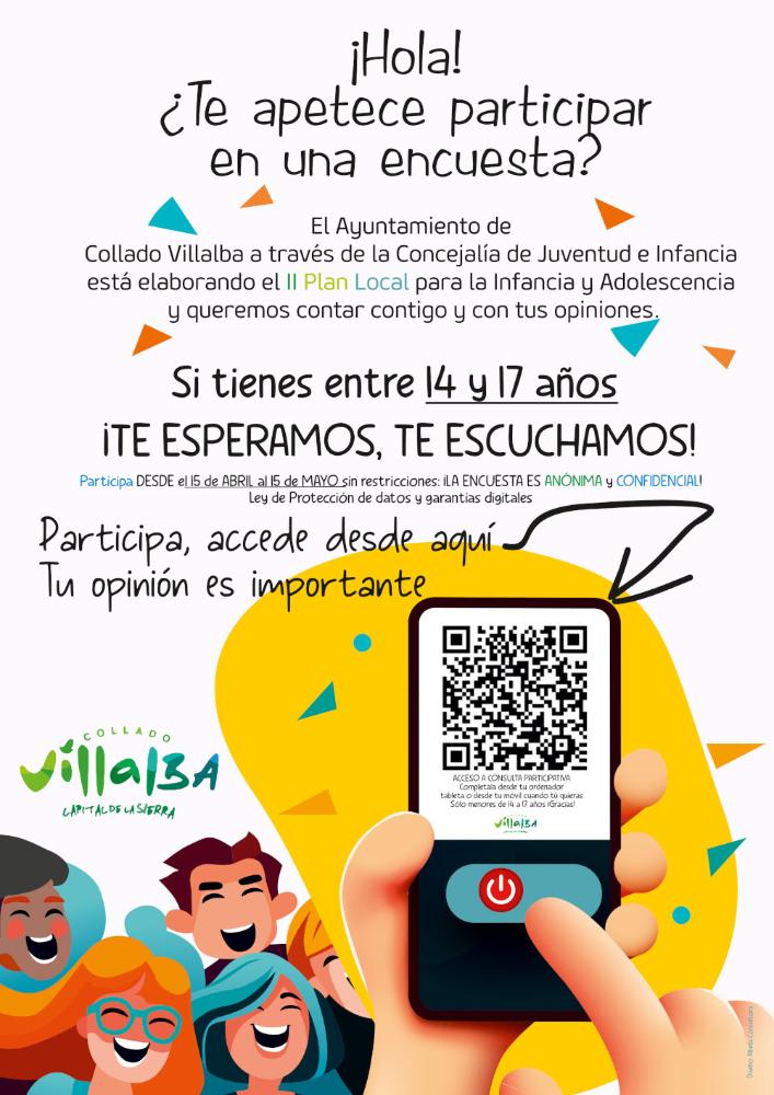 Imagen El Ayuntamiento de Collado Villalba abre una consulta participativa dirigida a jóvenes