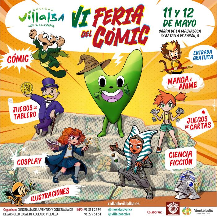 Imagen Una atractiva programación, cargada de actividades, en la Feria del Cómic de Collado Villalba 2024