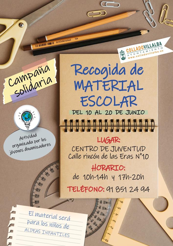 Imagen Recogida de material escolar a beneficio de Aldeas Infantiles