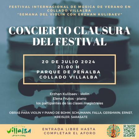 Gran Concierto de clausura de la Semana del Violín 2024