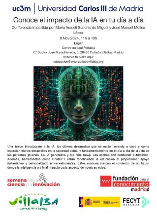 La Inteligencia Artificial en la Semana de la Ciencia, este viernes en el Centro Cultural Peñalba