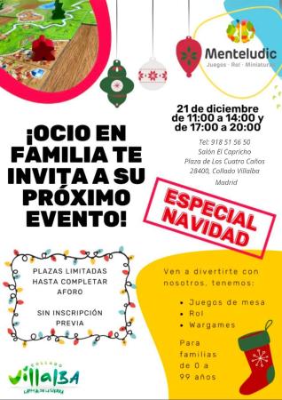 Edición especial de Navidad del Programa Ocio en Familia, ‘Menteludic kids’
