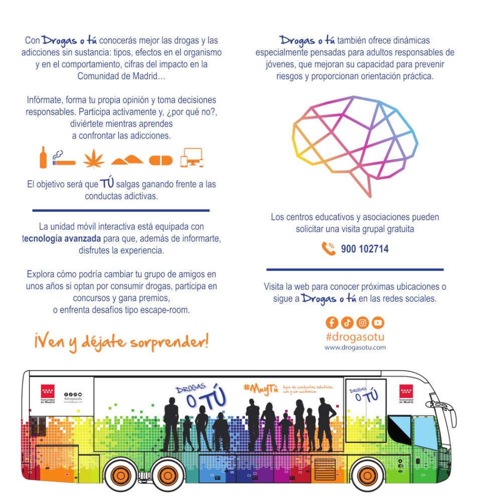 Imagen El autobús de prevención ‘Drogas o tú’, dirigido a jóvenes, visitará Collado Villalba los días 23 y 30 de diciembre