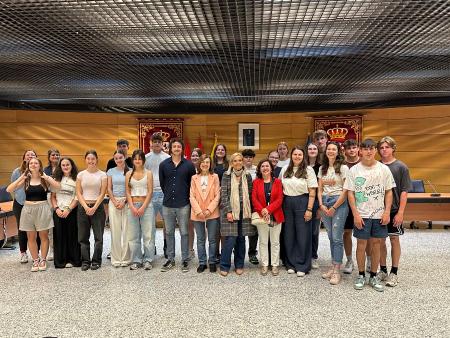 Imagen Un grupo de alumnos de Praga visita Collado Villalba en el marco de un intercambio escolar