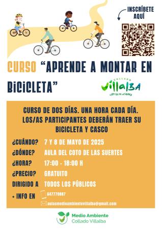 Imagen Curso gratuito para aprender a montar en bicicleta