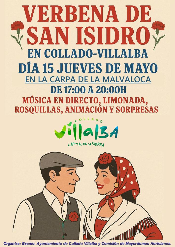 Imagen Collado Villalba celebra San Isidro en la Carpa de la Malvaloca con limonada, rosquillas y música