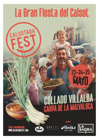 Imagen Collado Villalba celebra por primera vez el Festival del Calsot durante el mes de mayo, fuera de temporada