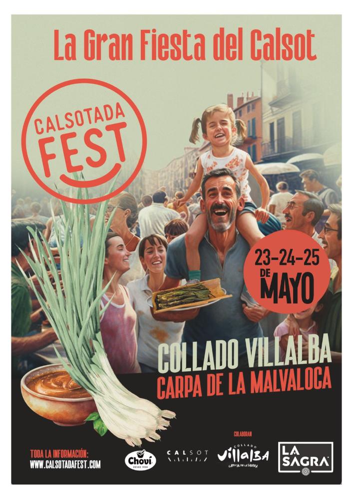 Imagen Collado Villalba celebra por primera vez el Festival del Calsot durante el mes de mayo, fuera de temporada