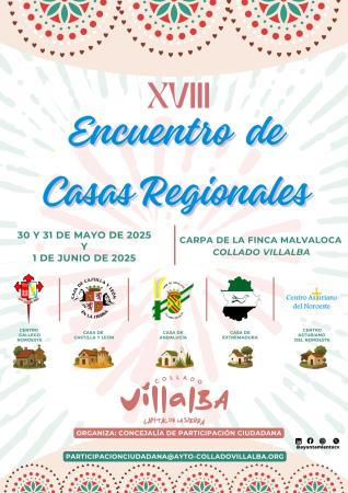 Imagen ‘XVIII Encuentro de Casas Regionales de Collado Villalba’, este fin de semana en la Carpa Malvaloca