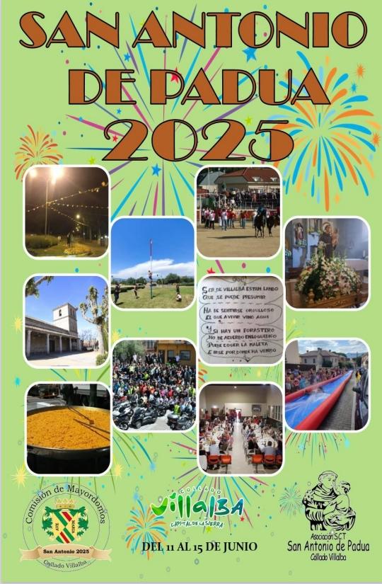 Imagen Todo preparado para las Fiestas de San Antonio de Padua 2025 en Collado Villalba-Pueblo