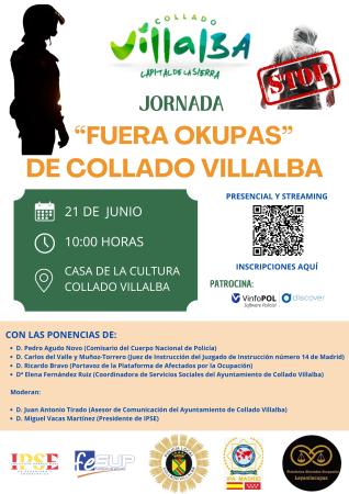 Imagen “Fuera okupas de Collado Villalba”, el Ayuntamiento organiza una jornada informativa el sábado, 21 de junio
