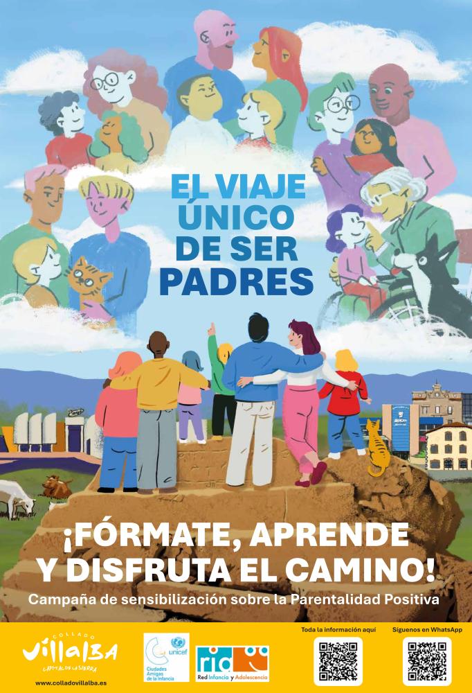 Imagen El Ayuntamiento de Collado Villalba fomenta la ‘parentalidad positiva’, para ayudar a las familias en la educación de sus hijos