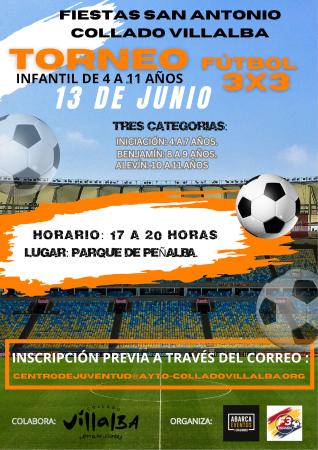 Imagen Torneo de Fútbol Infantil 3x3. Fiestas San Antonio de Padua