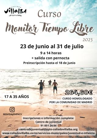 Imagen Curso de monitor de ocio y tiempo libre 2025 del Centro de Juventud