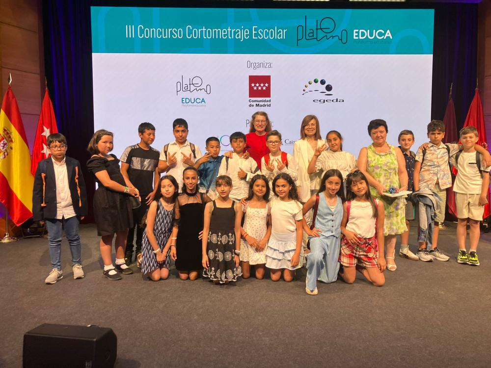 Imagen El colegio Cañada Real de Collado Villalba, finalista del Concurso de Cortos Escolares de la Comunidad de Madrid