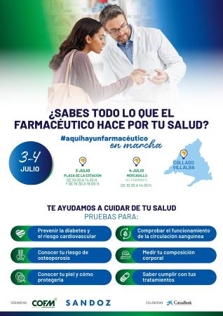 Imagen El bus de “Aquí hay un farmacéutico en marcha” llega a Collado Villalba para cuidar de la salud de los vecinos
