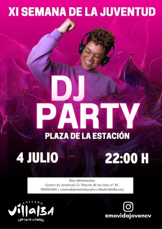 fiesta espuma + dj y Dj Party