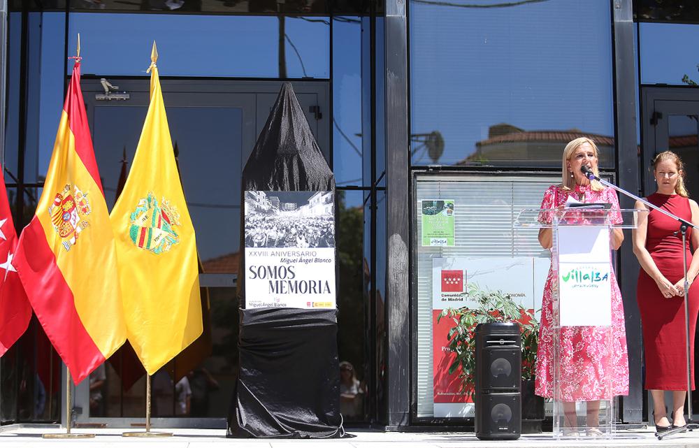 Imagen Collado Villalba rinde homenaje a la figura de Miguel Ángel Blanco en el 28 aniversario de su asesinato a manos de ETA