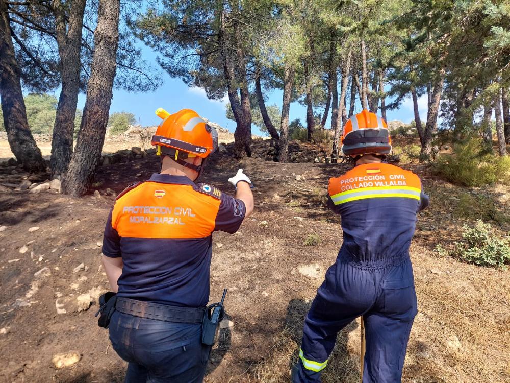 Imagen Protección Civil de Collado Villalba interviene en un incendio en el Cerro El Telégrafo