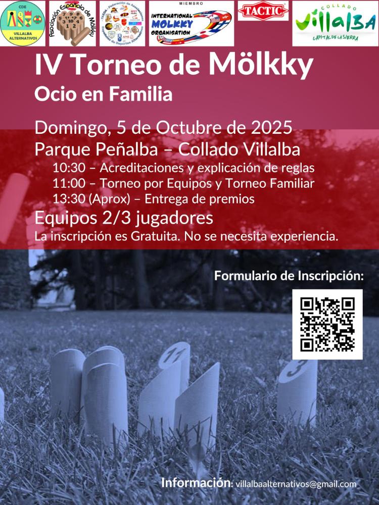 Imagen Nueva edición del programa de Ocio en Familia: IV Torneo de Mölkky de Collado Villalba