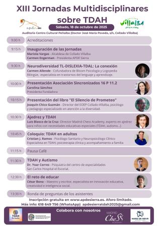 Imagen El Centro Cultural Peñalba acoge el sábado 18 de octubre las XIII Jornadas Multidisciplinares sobre TDAH
