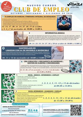 Imagen Nueva edición del “Club de Empleo”: formación gratuita para mejorar el futuro laboral