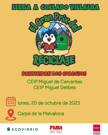 Imagen Alumnos de los colegios Miguel de Cervantes y Miguel Delibes participan el próximo lunes en el “Gran Prix del Reciclaje” en la carpa de...