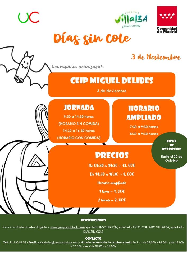 Imagen Un “Espacio para jugar” el próximo 3 de noviembre dentro del Programa...