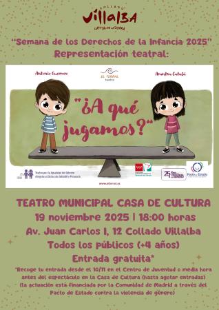 Imagen Recogida de invitaciones gratuitas para la obra de teatro infantil ‘¿A qué jugamos?’
