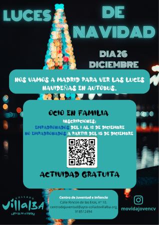 Imagen El lunes se abre el plazo de inscripción en la excursión en familia ‘Luces de Navidad’