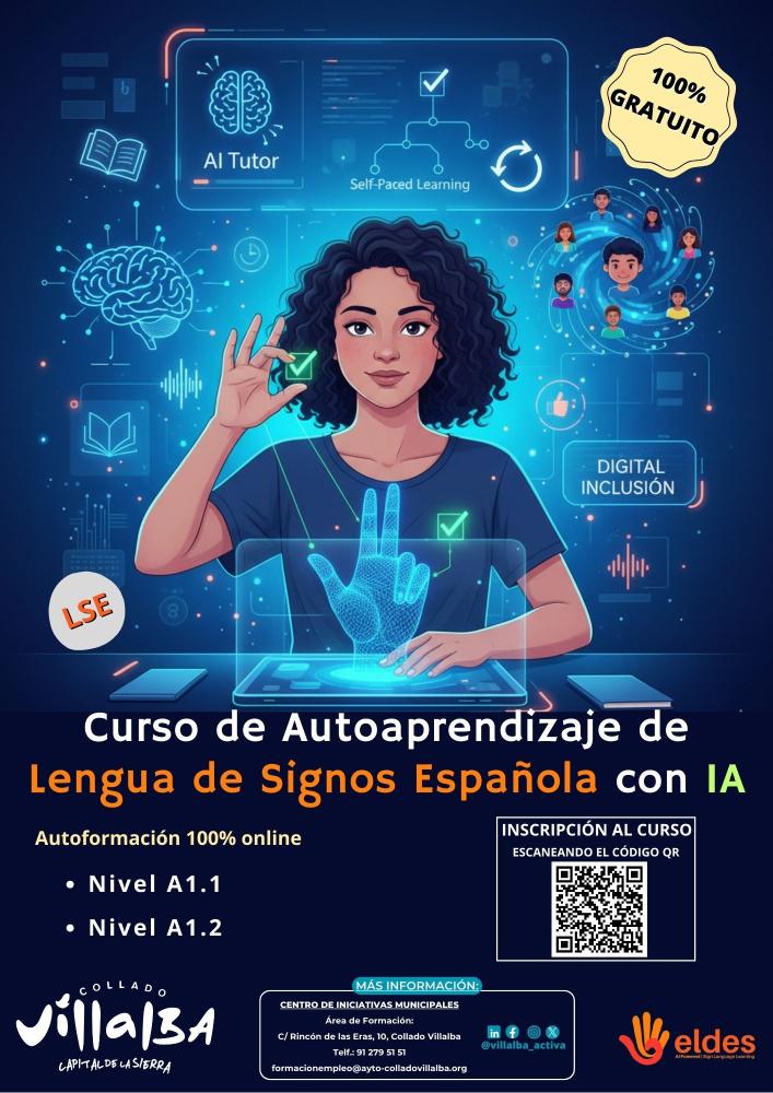 Imagen Nueva plataforma de formación online en Lengua de Signos impulsada por IA