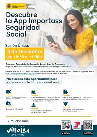 Imagen Sesión informativa sobre la aplicación Importass, que facilita las gestiones con la Seguridad Social