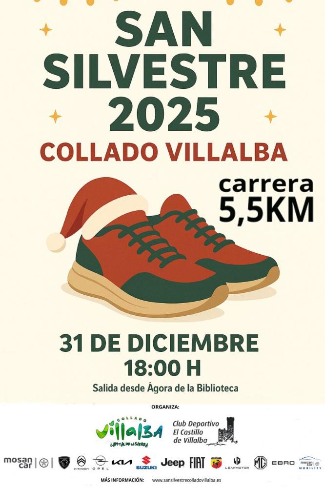 Imagen ‘Navidades Pop’, ‘Rumbamanía por Navidad’ y la tradicional carrera de San Silvestre, propuestas para cerrar el fin de año sin parar en Collado Villalba