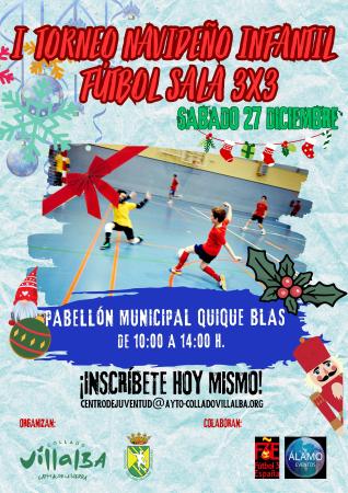 Imagen Abierta las inscripciones para el I Torneo Navideño Infantil de Fútbol Sala 3x3 de Collado Villalba