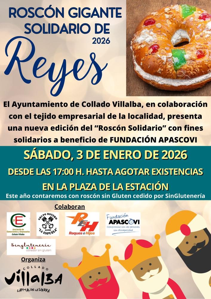 Imagen Nueva edición del Roscón Gigante Solidario este sábado, por primera vez en la Plaza de la Estación