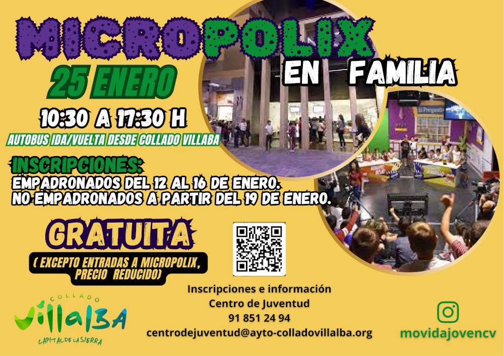 Imagen Visita a Micropolix el 25 de enero dentro del Programa de Excursiones en Familia