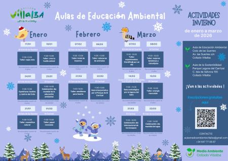 Imagen Actividades de invierno en las Aulas de Naturaleza de Collado Villalba