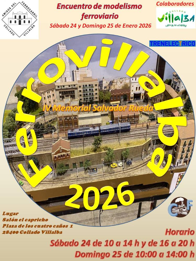 Imagen Encuentro Nacional de Modelismo Ferroviario, Ferrovillalba 2026, este...