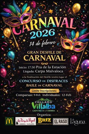 Imagen Este sábado se celebra el Desfile y Concurso de Disfraces de Carnaval de Collado Villalba
