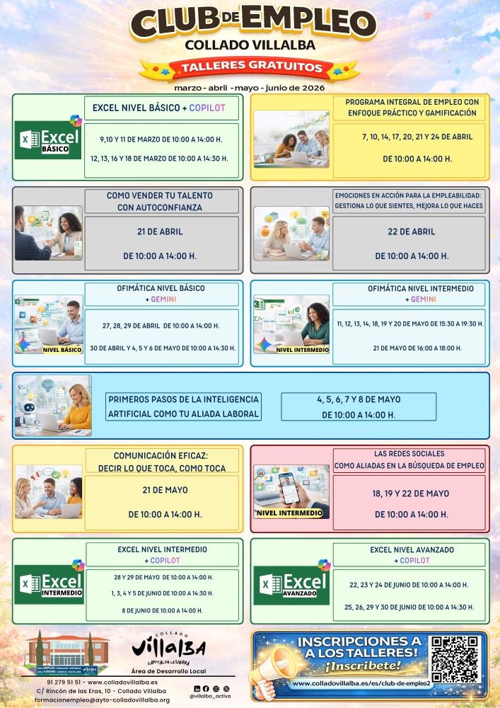 Imagen El Ayuntamiento impulsa una nueva edición del “Club de Empleo” con formación gratuita para impulsar el talento y la empleabilidad