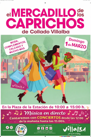 Imagen Collado Villalba celebra este domingo el ‘Mercadillo de los Caprichos’ en La Plaza de la Estación