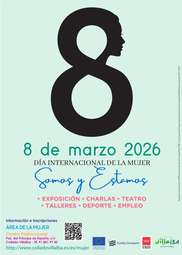 Imagen Amplio programa de actividades organizadas por el Ayuntamiento de Collado Villalba durante la Semana de la Mujer