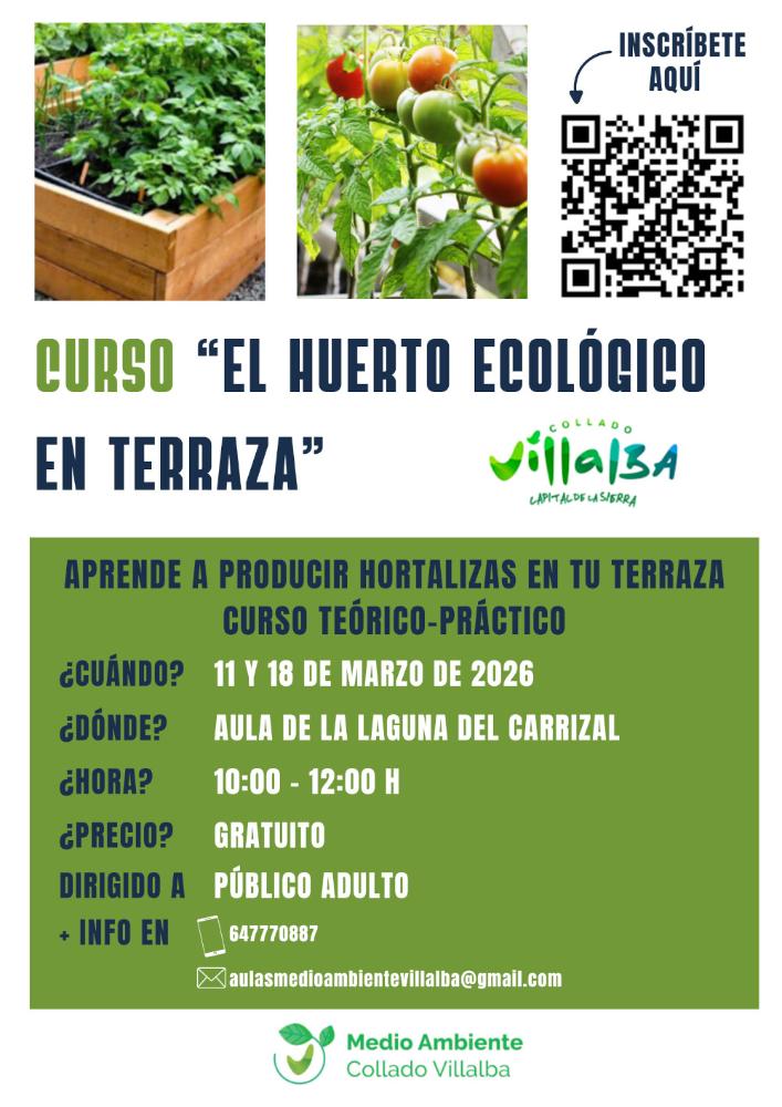 Imagen “El huerto ecológico en terraza”, nueva actividad de las Aulas de...