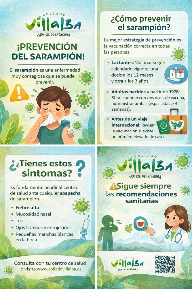 Imagen Collado Villalba pone en marcha una Campaña de Prevención del sarampión