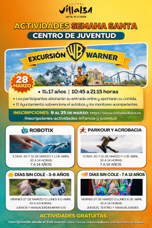 Imagen La Concejalía de Infancia y Juventud impulsa talleres gratuitos en Semana Santa para facilitar la conciliación familiar